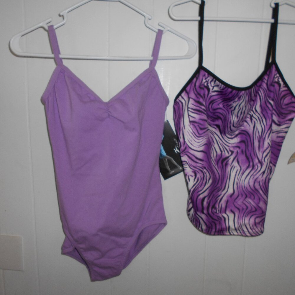 Purple  Leotard & Shirt- Large Adult-New w/Tags
